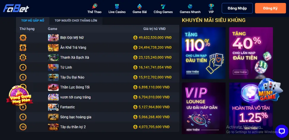 Dịch vụ hỗ trợ khách hàng 20vui win